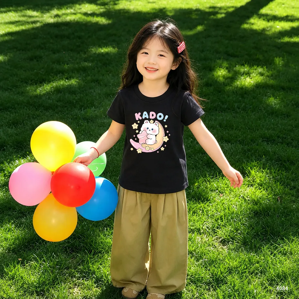 Áo thun trẻ em Thỏ Mặt trăng chất thoáng mát Kado 4084_thumbnail_5