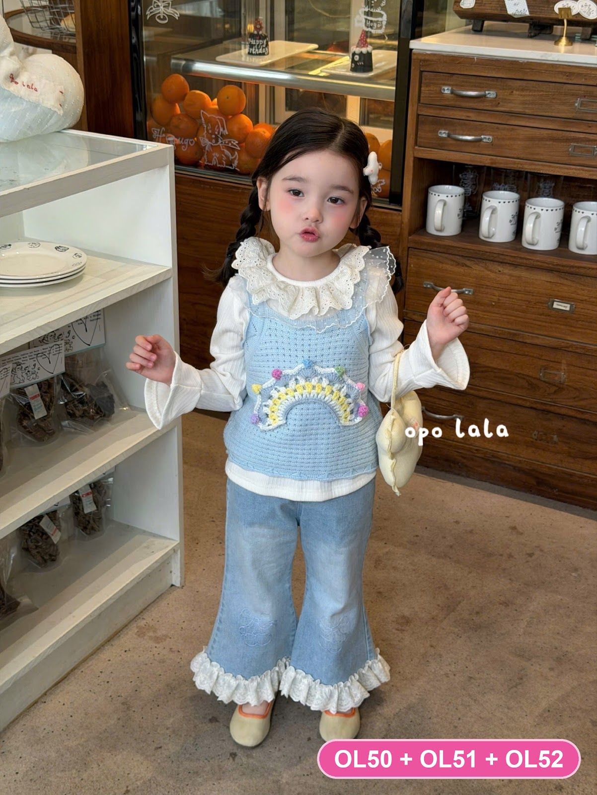 OL52 - Quần jean mỏng hãng Opolala | Sz 90-130 | 79097