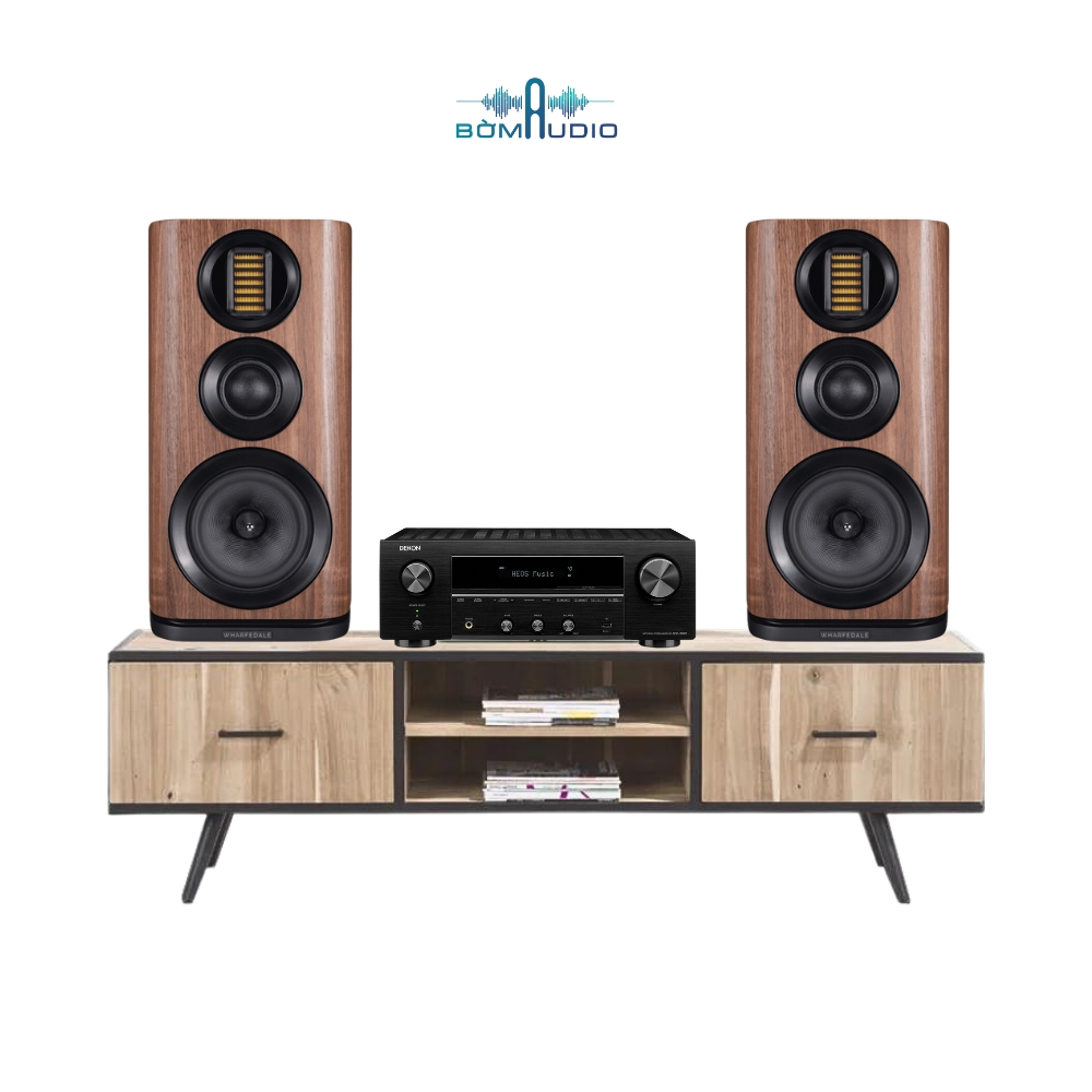 Combo Amply DENON DRA-800H + Loa Bookshelf WHARFEDALE EVO 4.2 - B121_thumbnail_0