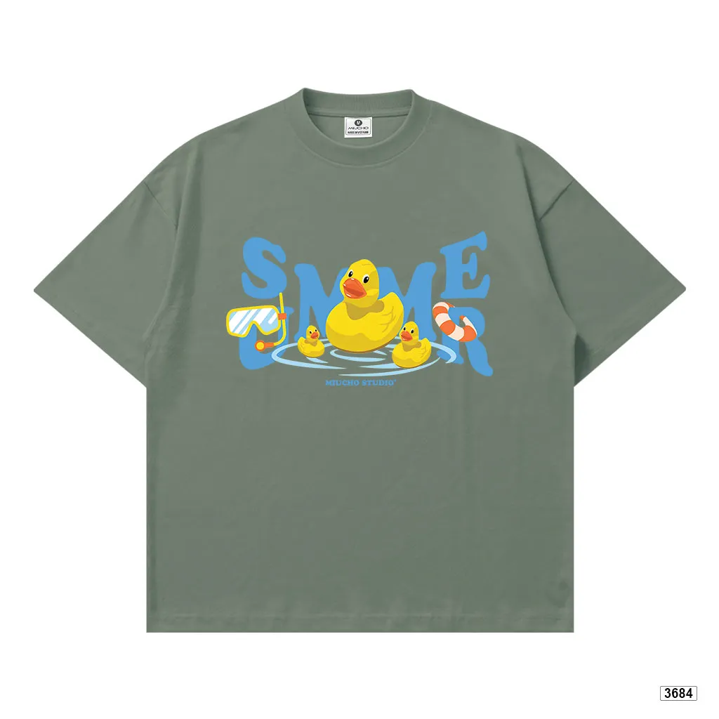 Áo thun boxy nam nữ phong cách mùa hè Miucho 3684_thumbnail_12