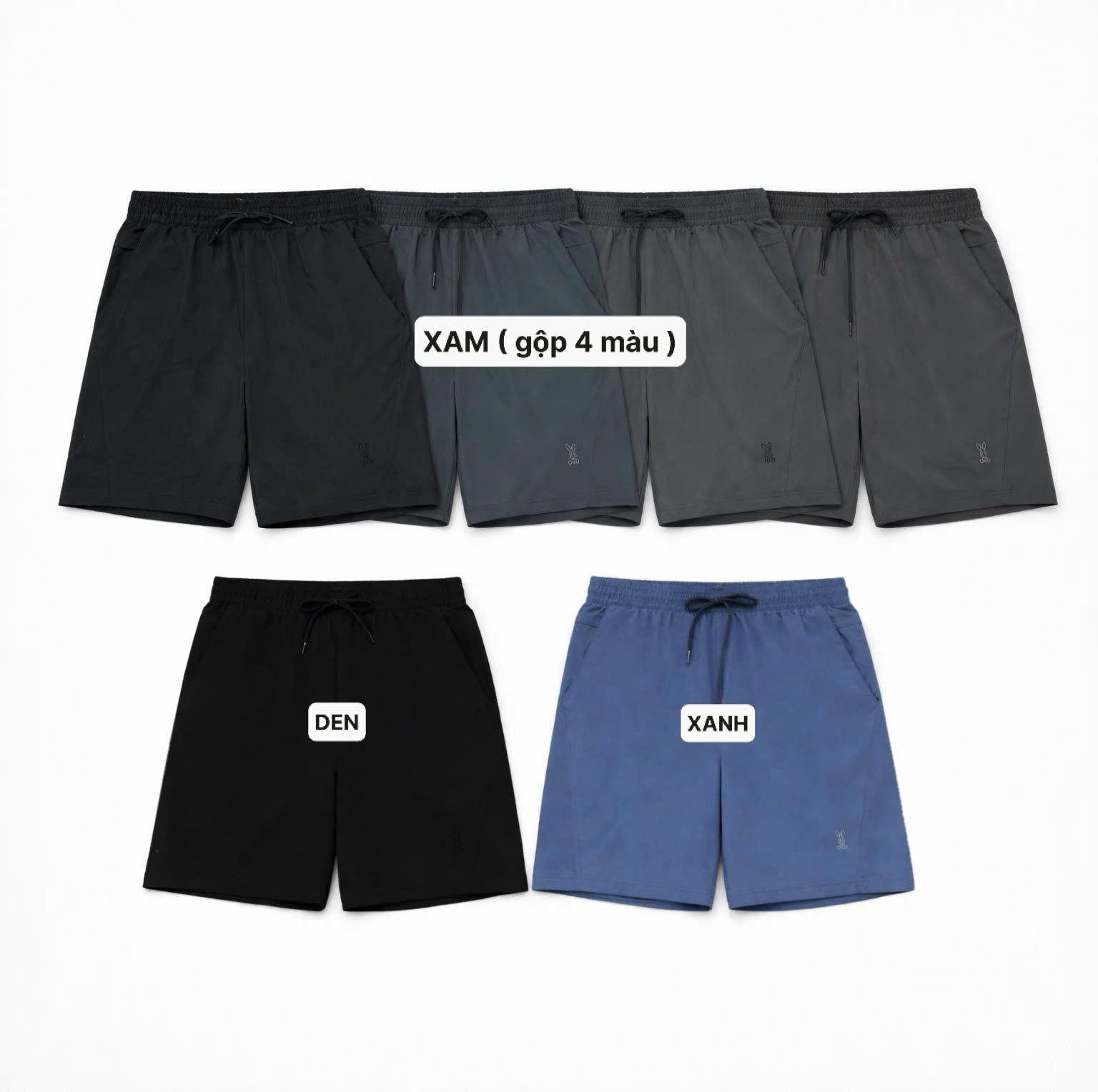 E420 SHORT GIÓ NAM DOG 3 MÀU - SALE