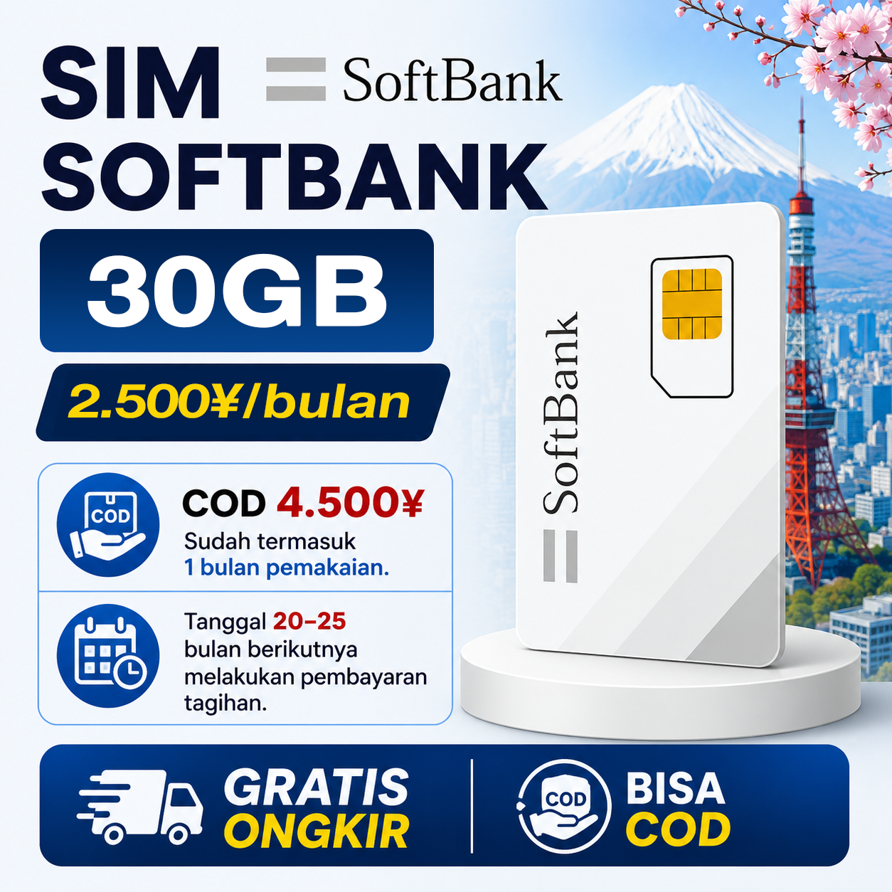 SIM DATA SOFTBANK 30GB – ¥2.500/BULAN_thumbnail_1