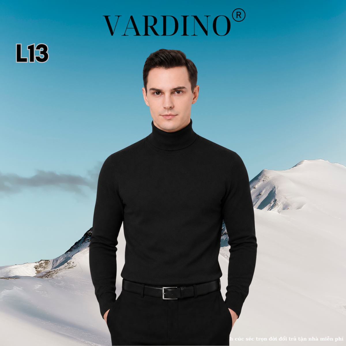 Áo len nam có cổ Vardino L13