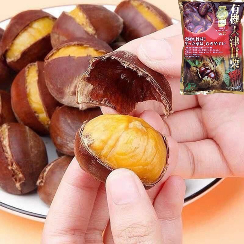 Hạt Dẻ Hấp Ăn Liền Organic Genseida Nhật Bản 260g_thumbnail_3
