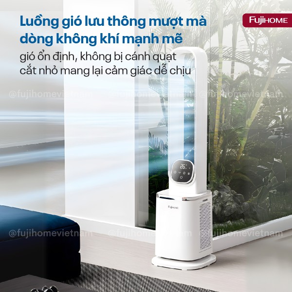 Quạt không cánh tích hợp lọc không khí cao cấp HEPA và Ion Fujihome BF-05R-HEPA ._thumbnail_5