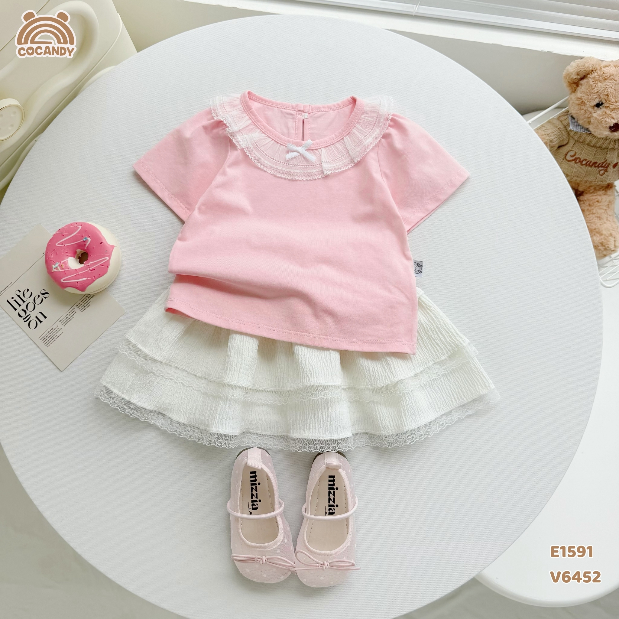 Chân váy thô kẻ TRẮNG bèo nhún_thumbnail_4