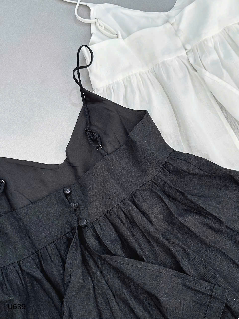 U639 ÁO KIỂU DÂY LINEN 2 MÀU_thumbnail_3