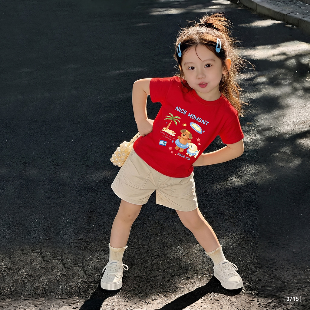 Áo thun bé gái cún con đáng yêu form rộng mùa hè Kado 3715_thumbnail_3