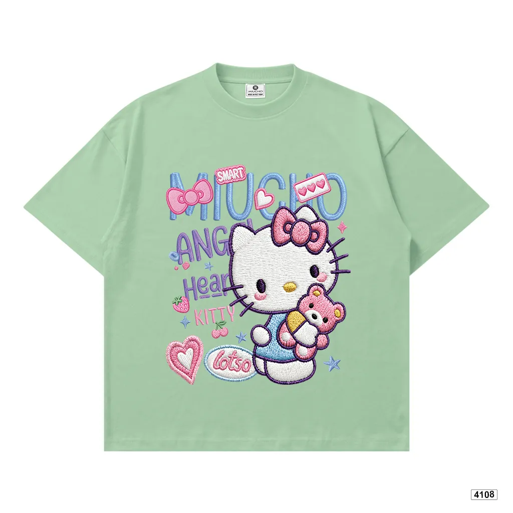 Áo thun nữ form boxy Mèo con đáng yêu Miucho 4108_thumbnail_18