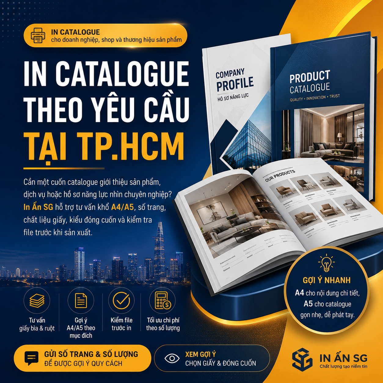 In Catalogue Theo Yêu Cầu TPHCM | Tư Vấn Quy Cách