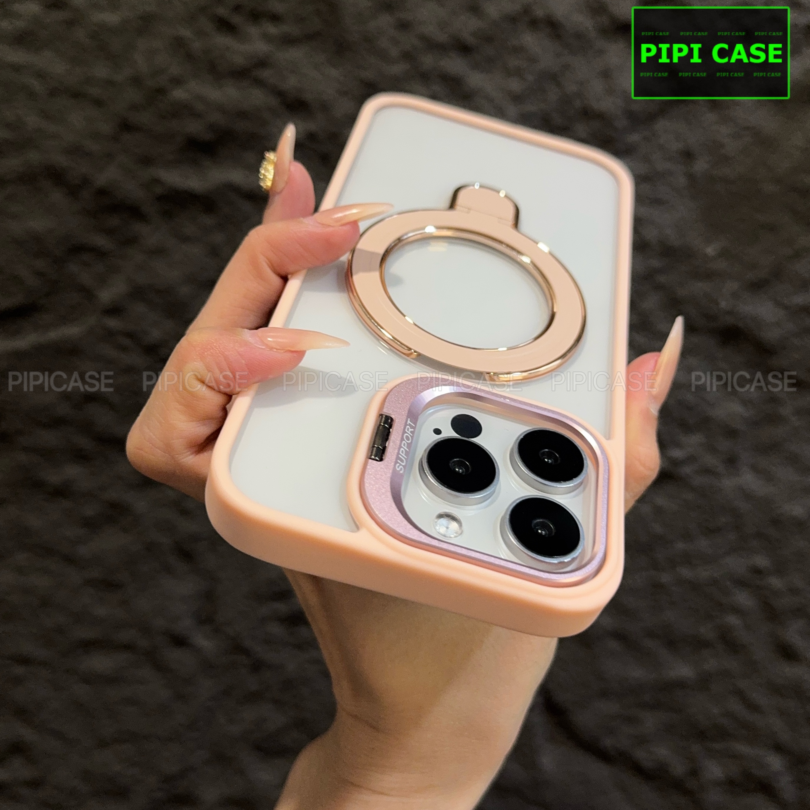 Ốp Lưng iPhone 12 Pro Max - Super Gone - Hồng_thumbnail_6
