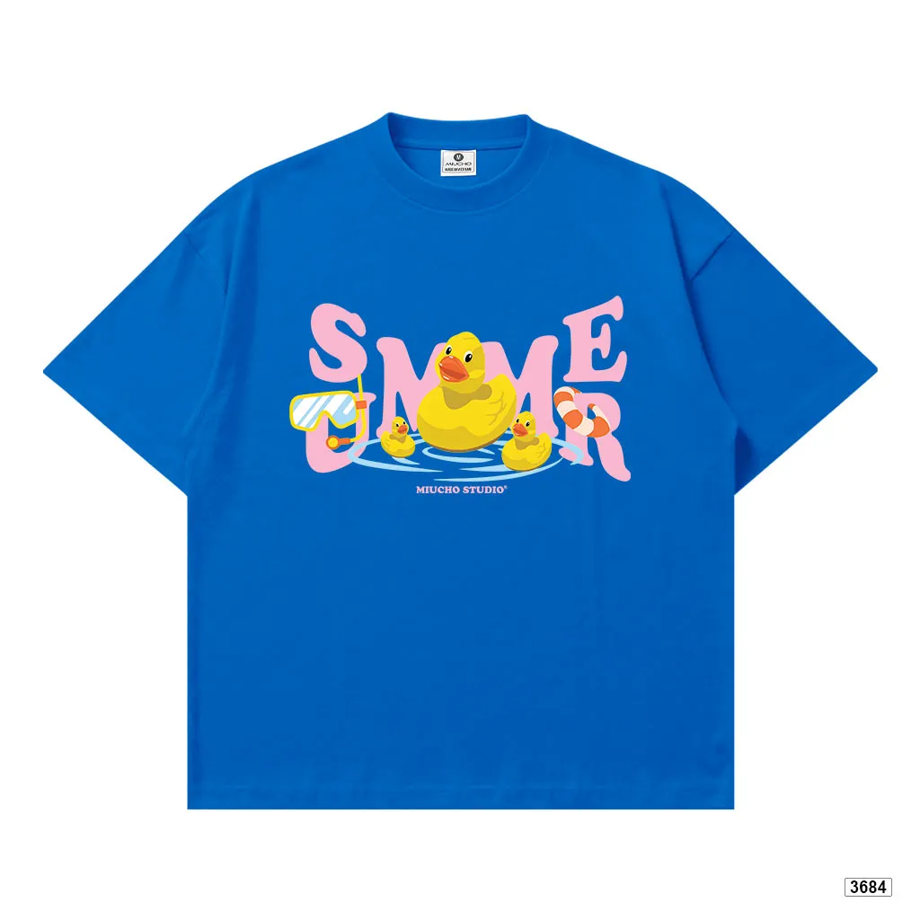 Áo thun boxy nam nữ phong cách mùa hè Miucho 3684_thumbnail_16