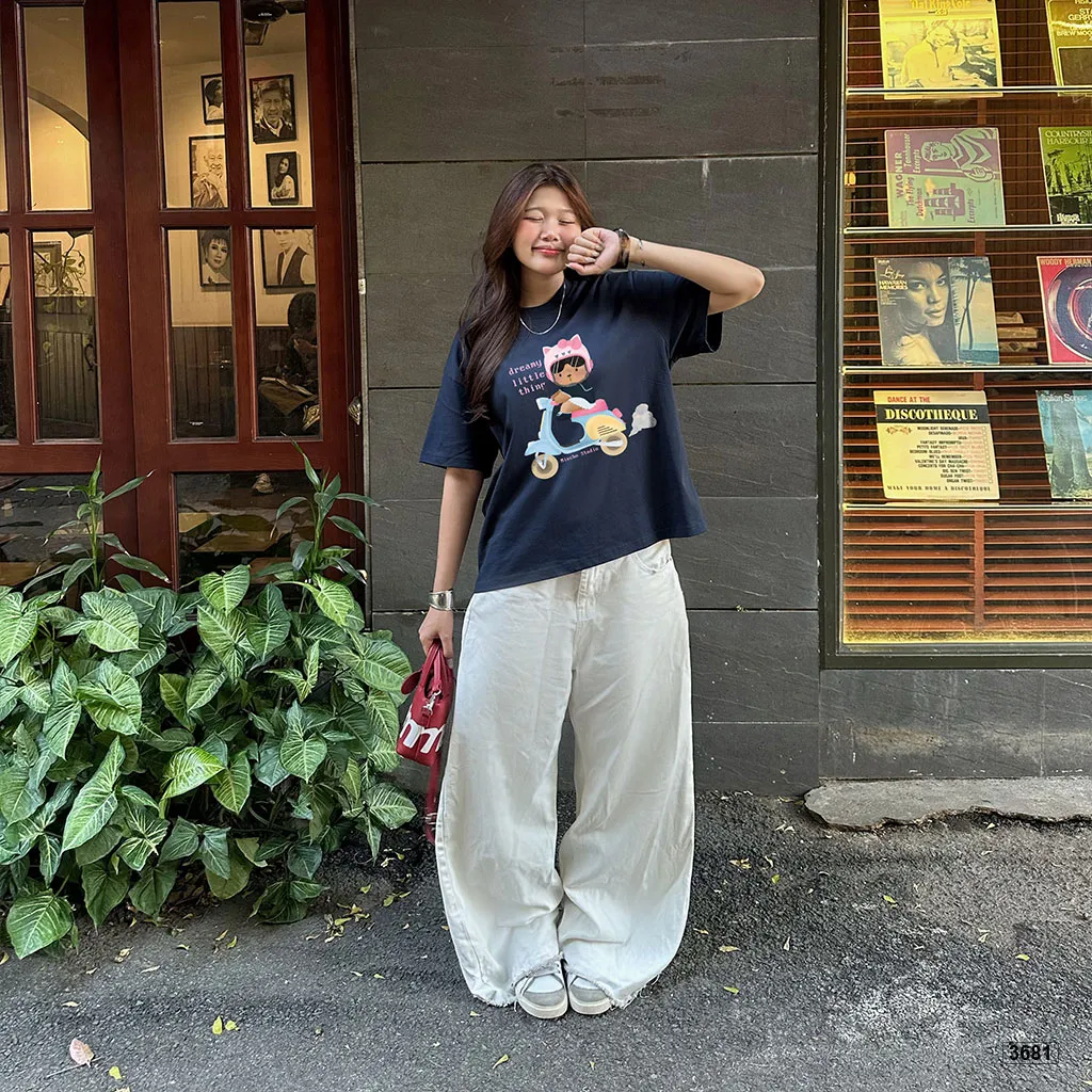 Áo thun boxy nữ Teddy Dreamy Miucho 3681_thumbnail_2