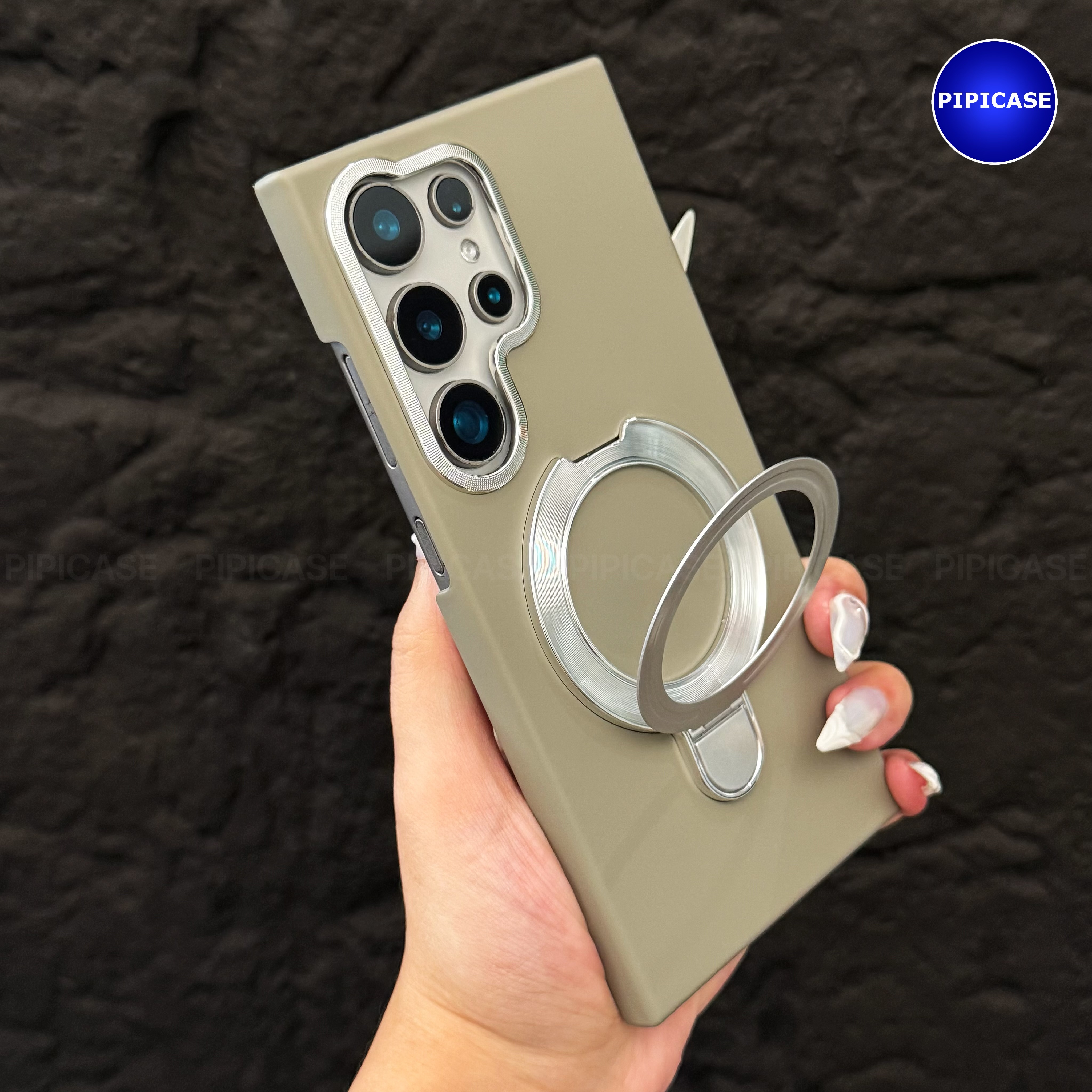 Ốp Lưng Samsung S23 Ultra 5G - Titan Force - Xám_thumbnail_7