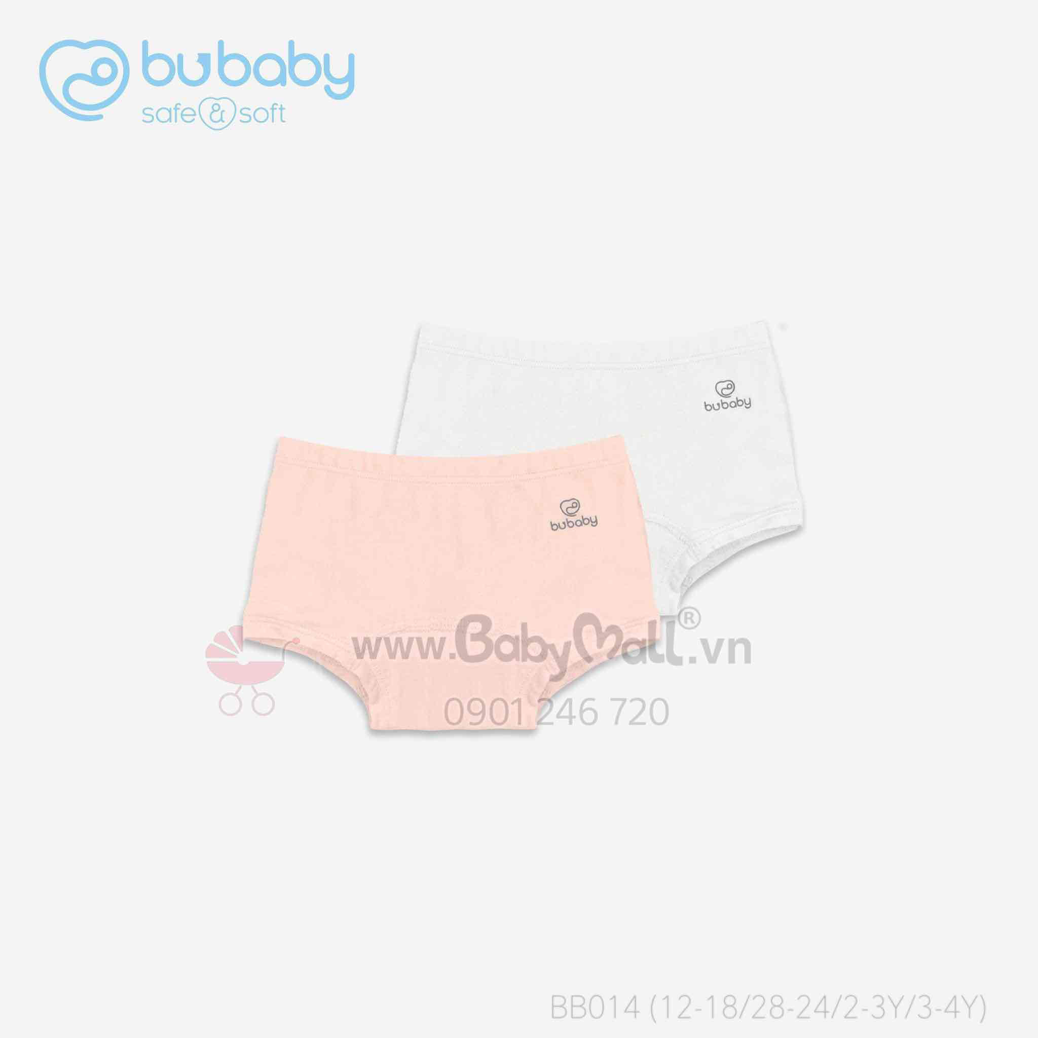 Quần chip bé gái set 2c Bubaby BB014