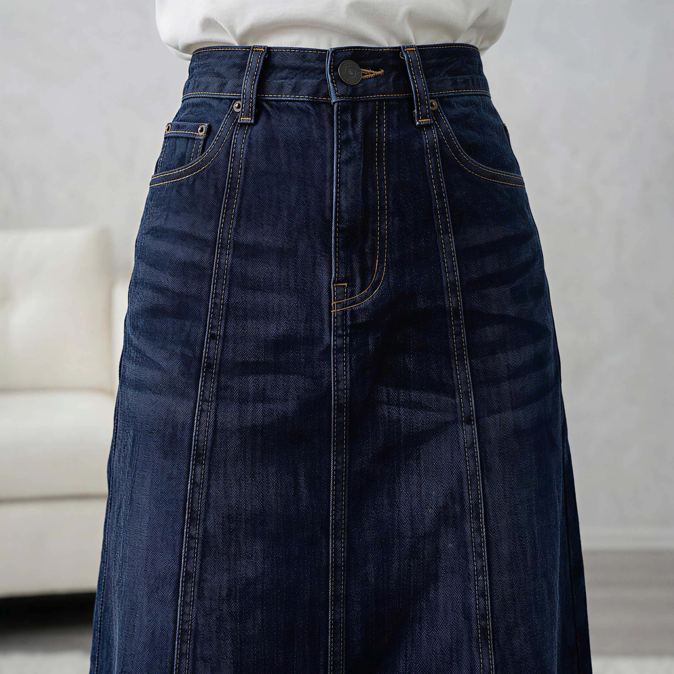 CHÂN VÁY JEAN ZARA