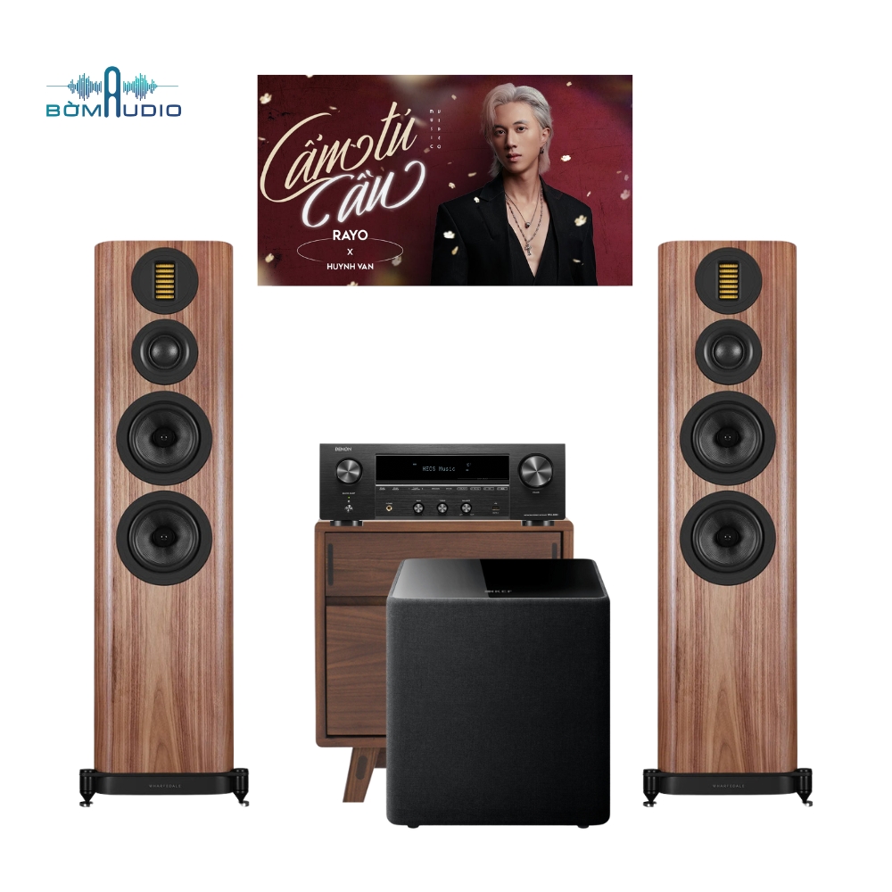 Combo Amply DENON DRA-900H  + Loa Cột WHARFEDALE EVO 5.4 + Subwoofer KEF KUBE 12 MIE  – DWK1_thumbnail_1