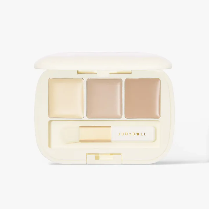 [JUDYDOLL] Bảng che khuyết điểm 3 ô Judydoll Moisturizing 3-Color Concealer Palette