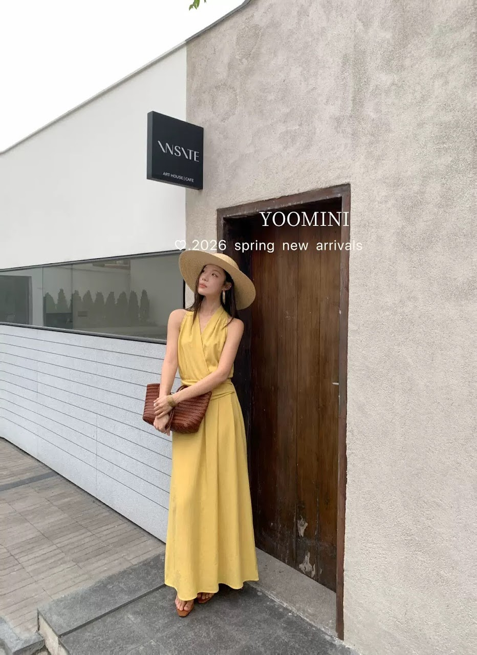 Lucas - Váy zile cổ yếm đan nối phần cạp ngang chân xòe nhẹ dáng maxi_thumbnail_3