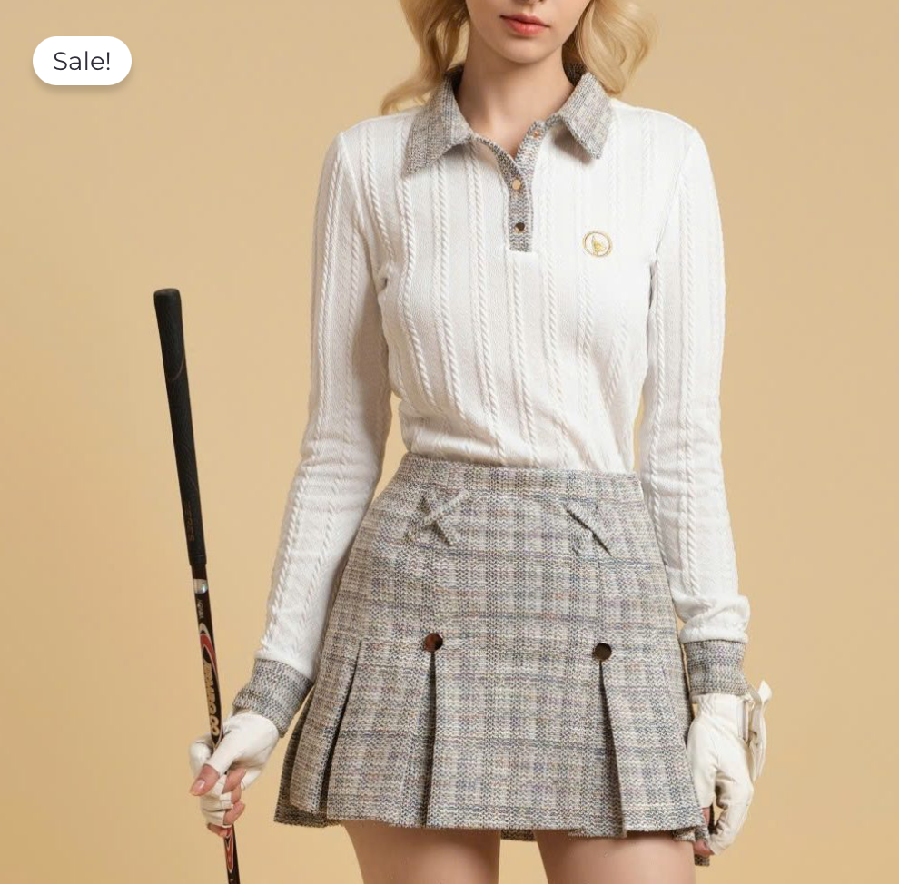 Áo Polo Phối Cổ Tweed Nữ_thumbnail_8