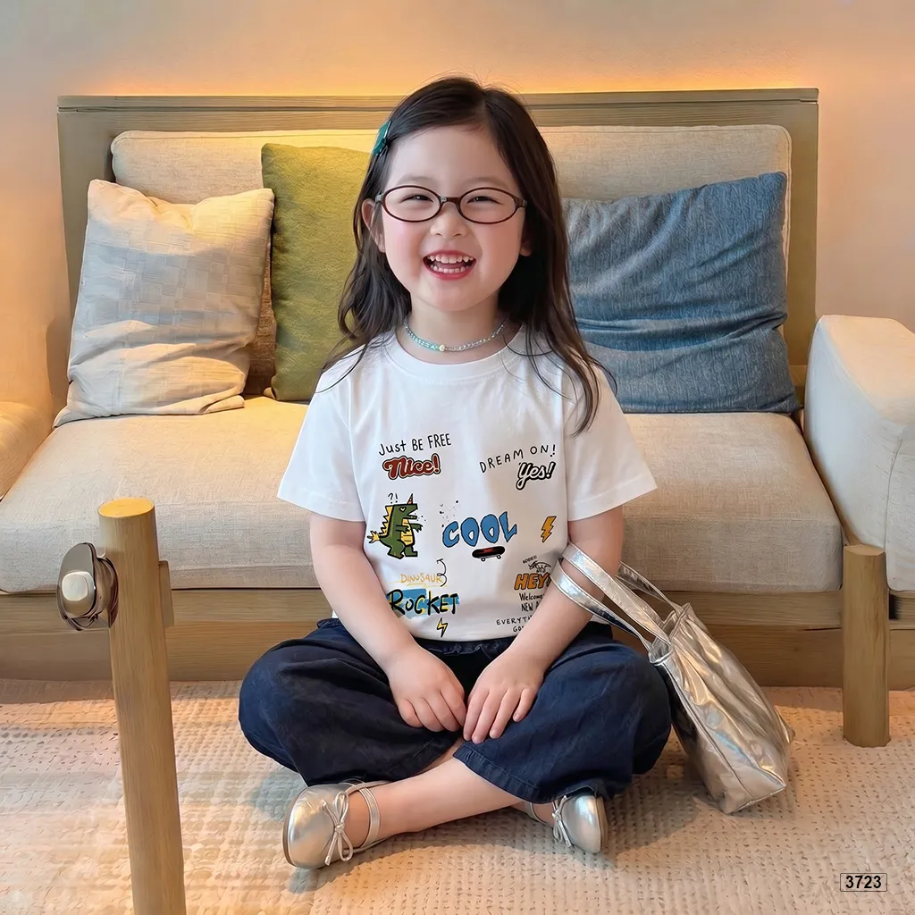 Áo thun bé trai bé gái hoạt hình mùa hè Kado 3723_thumbnail_3