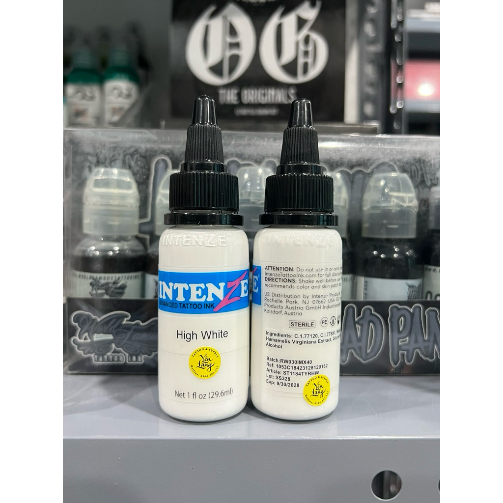 High White - Intenze Ink 1oz