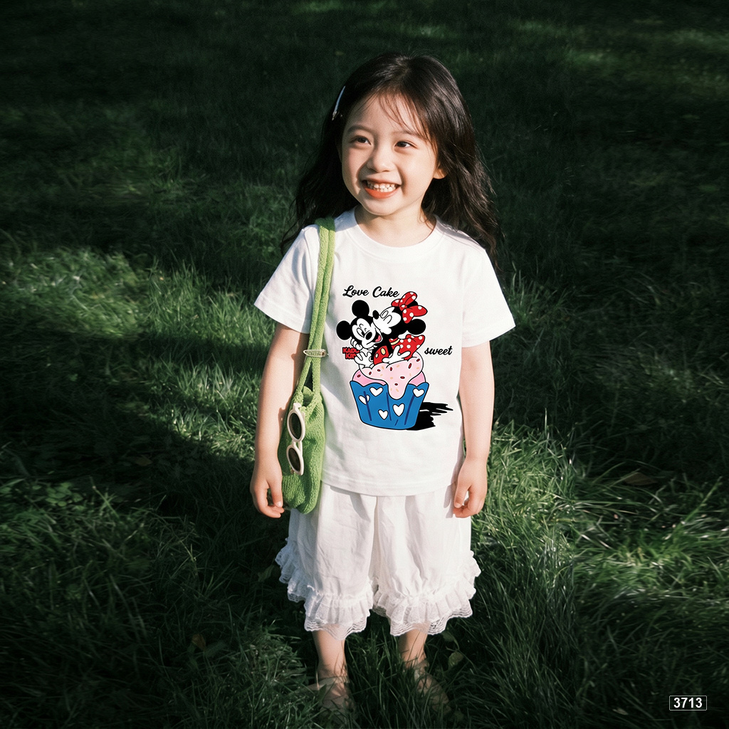 Áo thun bé gái form rộng Miicky Mouse đáng yêu Kado 3713_thumbnail_2