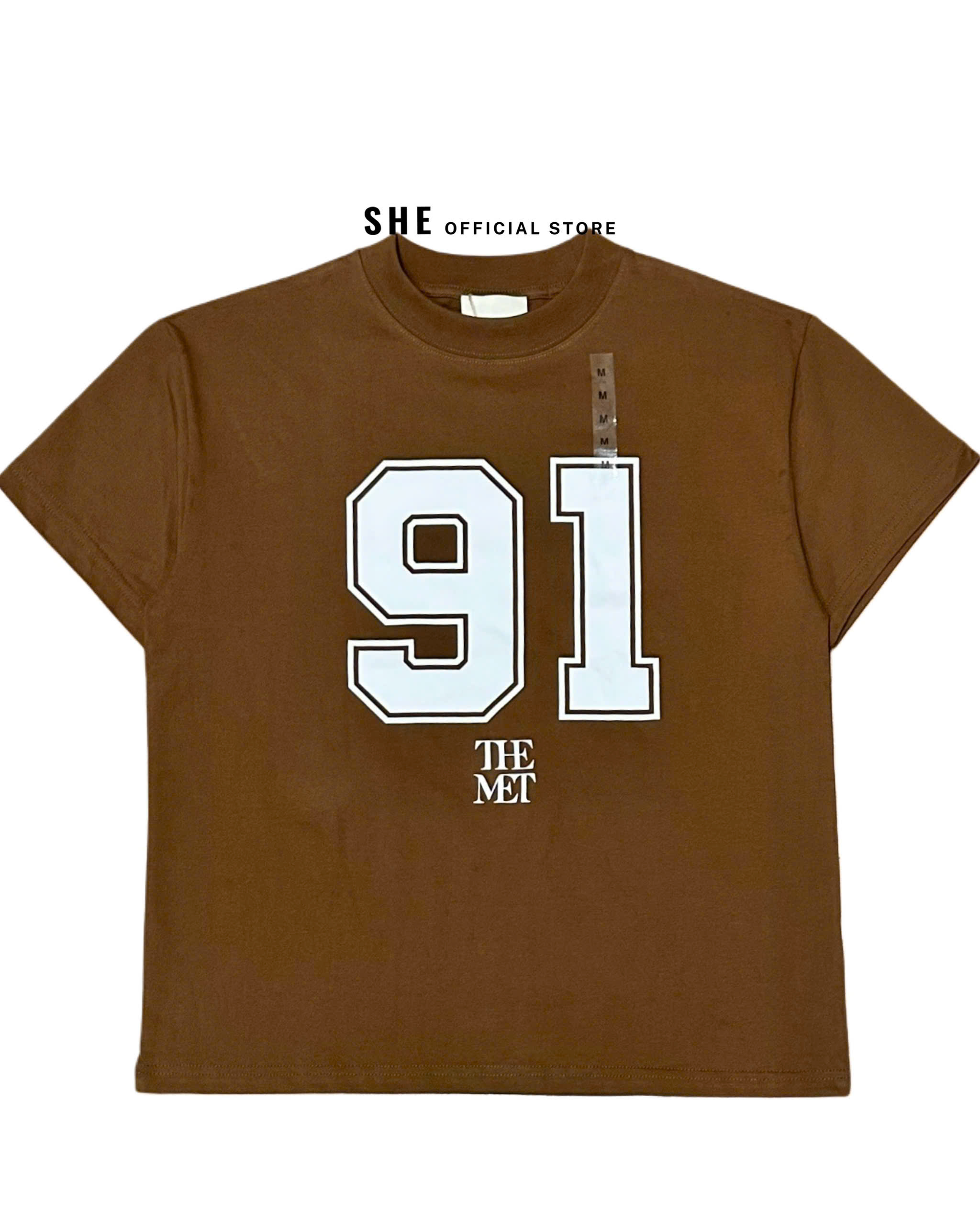 I120 ÁO THUN U-ZU NÂU