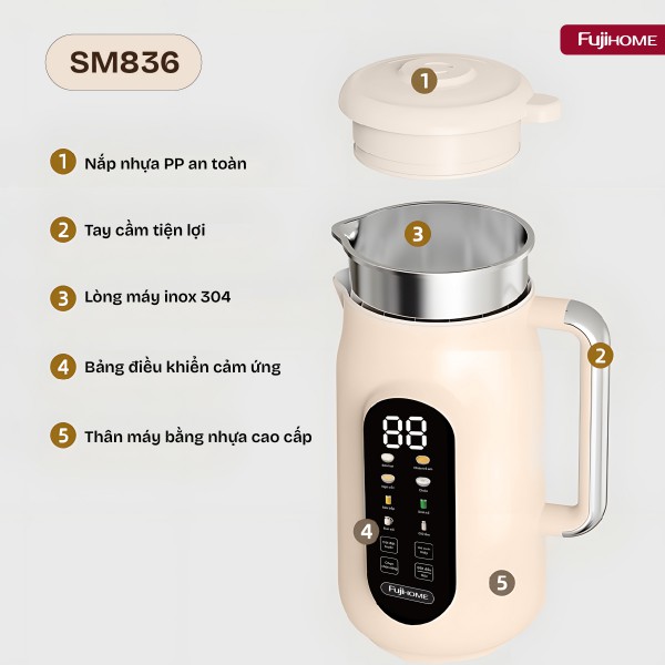 Máy làm sữa hạt đa năng SM836_thumbnail_11