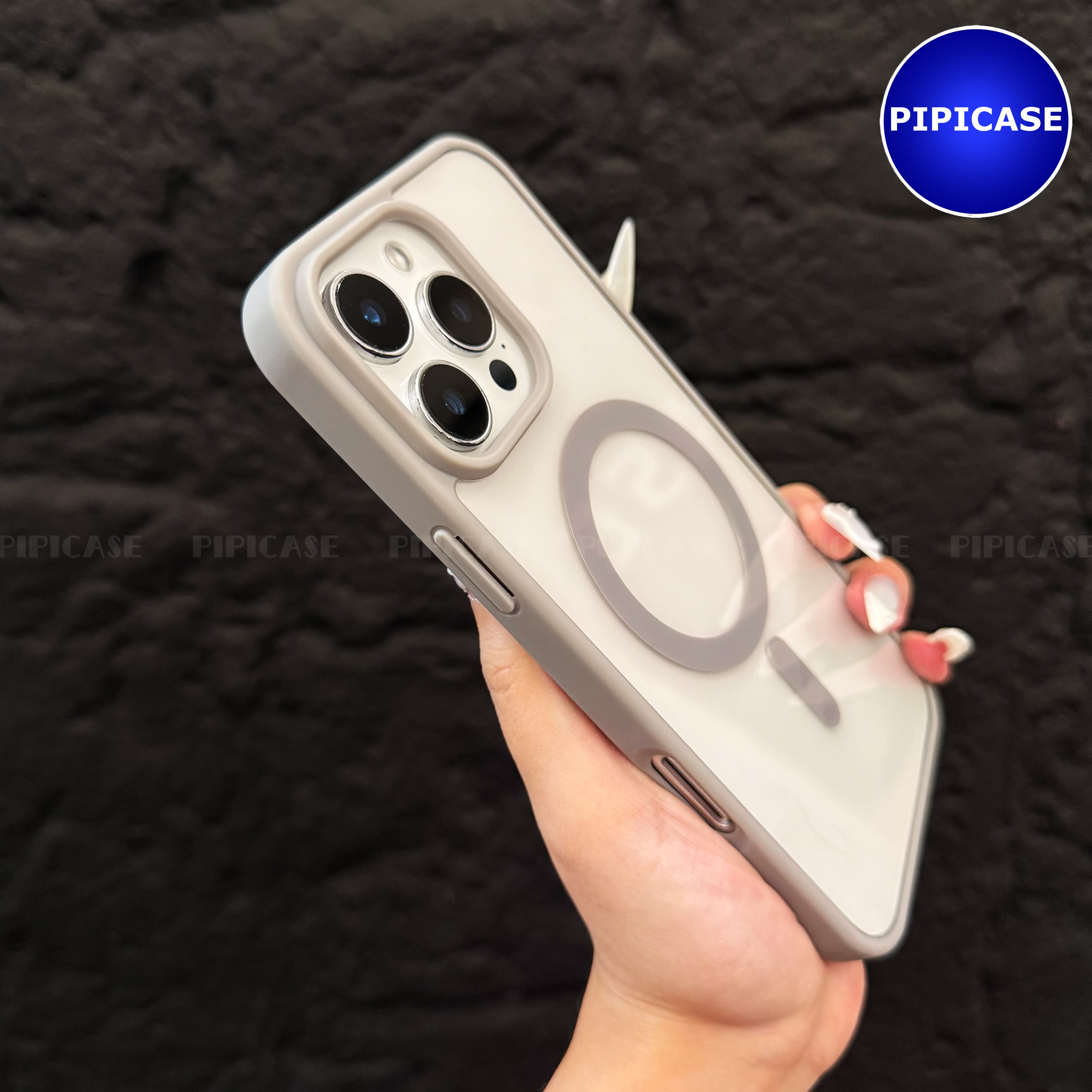 Ốp Lưng iPhone 16 Pro - Chic - Xám_thumbnail_3