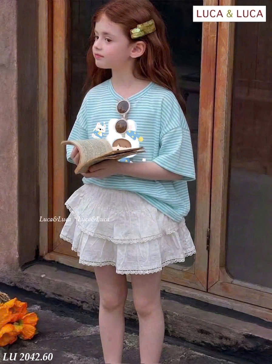 Set áo thun sọc bé + chân váy trắng_thumbnail_6