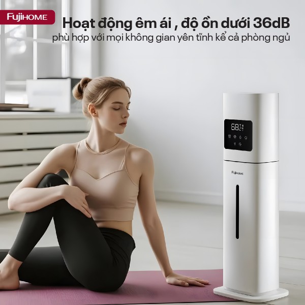 Máy Tạo Ẩm, Xông Tinh Dầu, khử khuẩn UV dung tích lớn Fujihome HM09UV2_thumbnail_5
