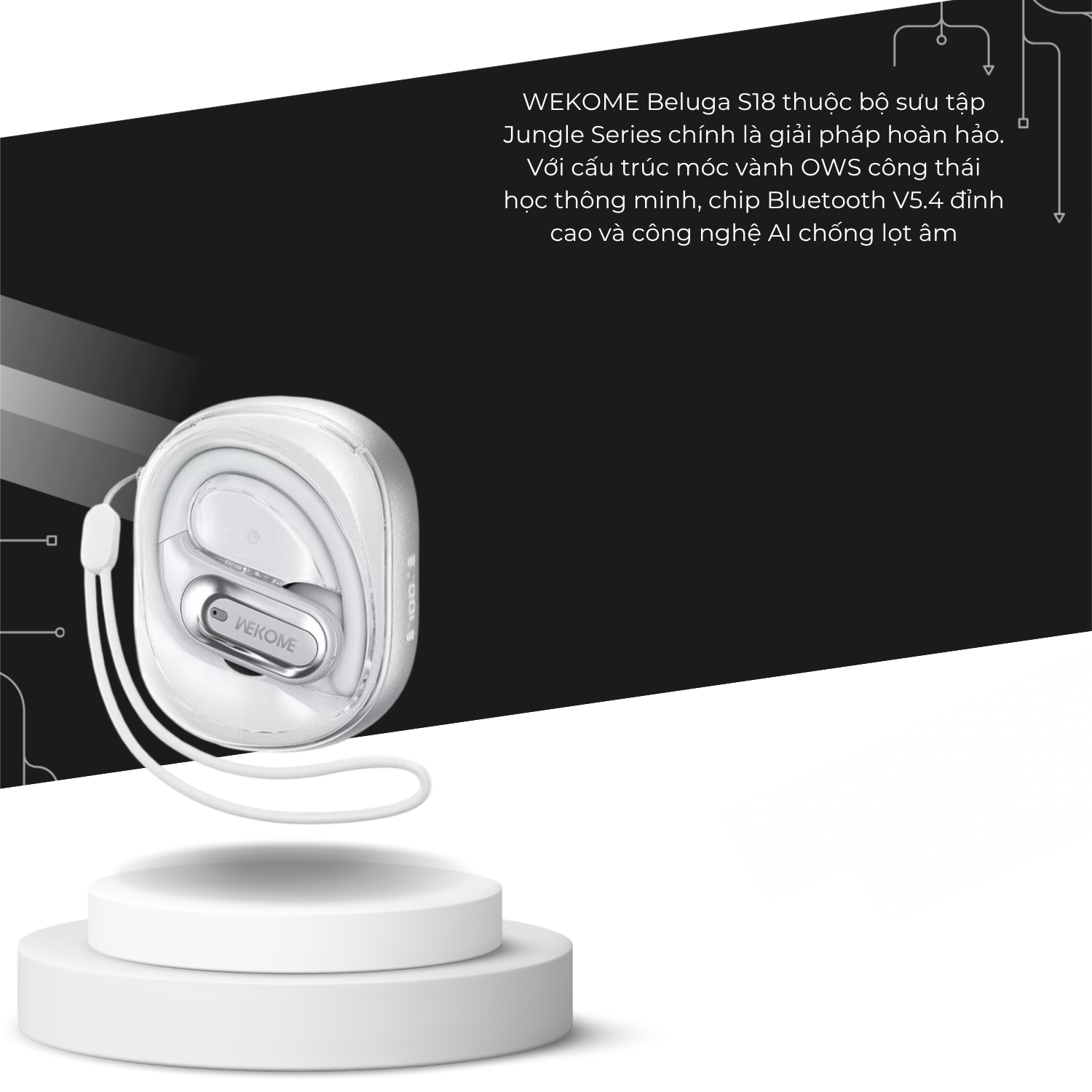 T-ECO SHOP | Tai Nghe Không Dây WEKOME Beluga S18 Kết Nối Bluetooth Thiết Kế Nhét Tai_thumbnail_2