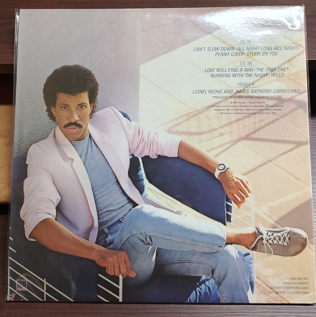 LIONEL RICHIE - CAN'T SLOW DOWN _thumbnail_1