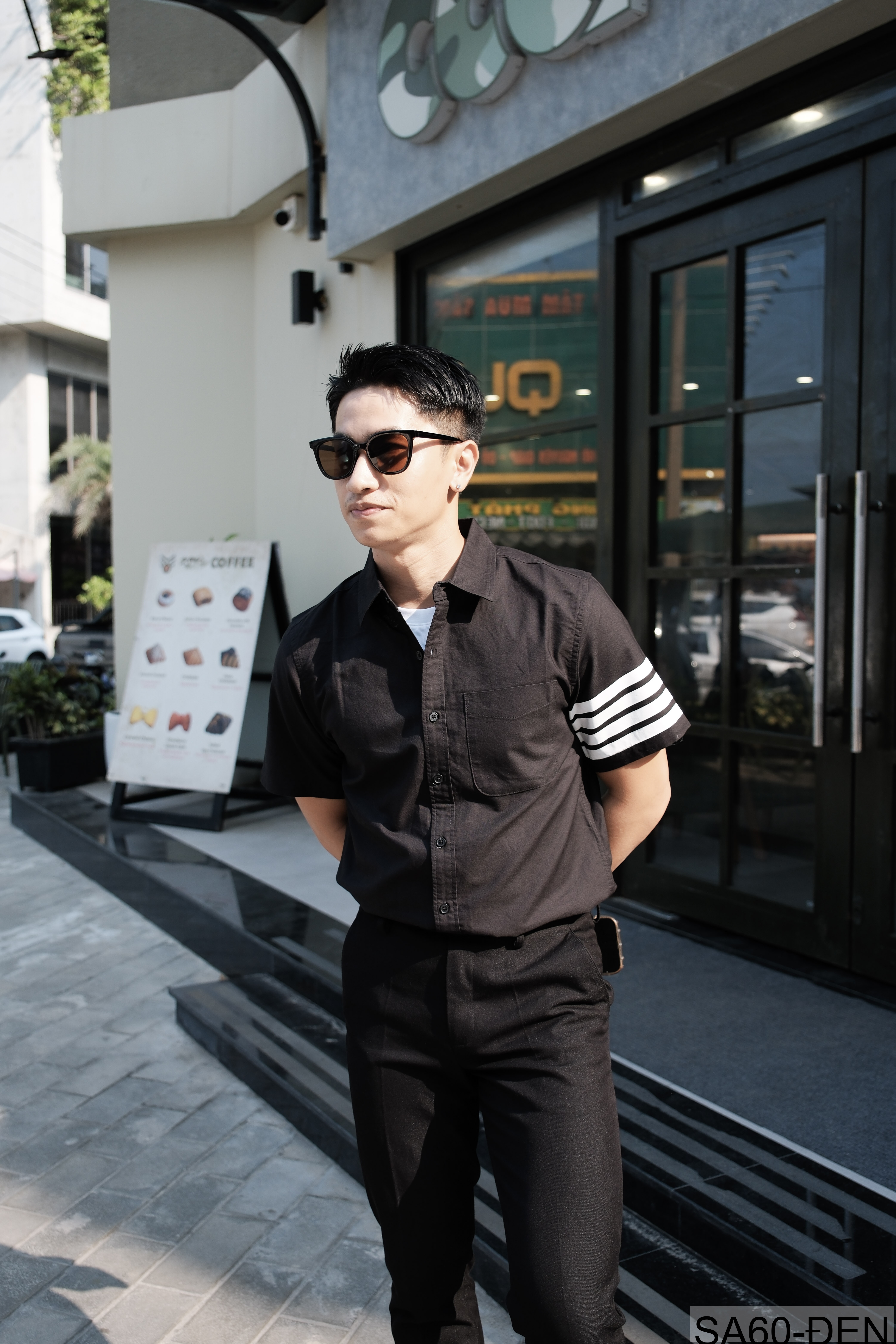 SA60 - Áo Sơ Mi Nam Tay Ngắn Phong Cách Nhật Bản Chất Cotton Thoáng Mát Đa Dụng_thumbnail_31