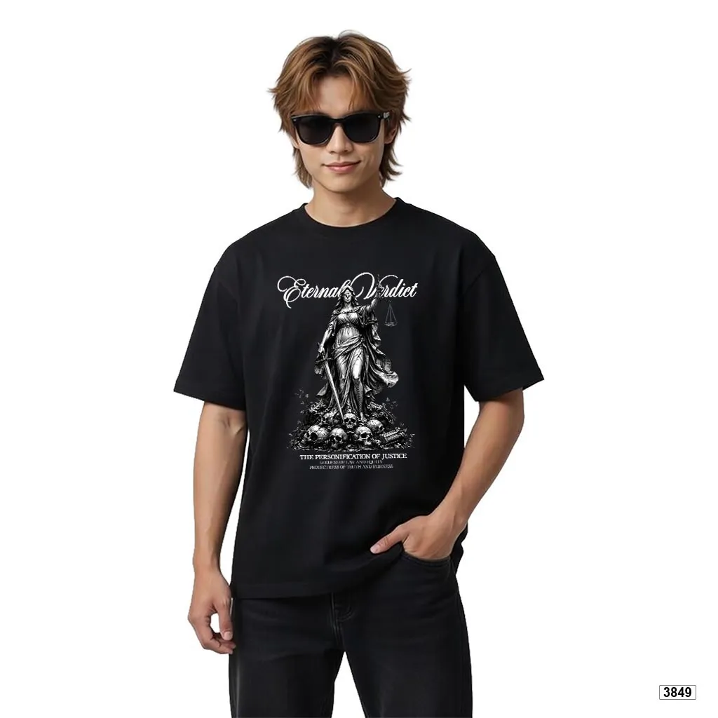Áo thun nam form rộng phong cách cổ điển TeePrint 3849_thumbnail_3