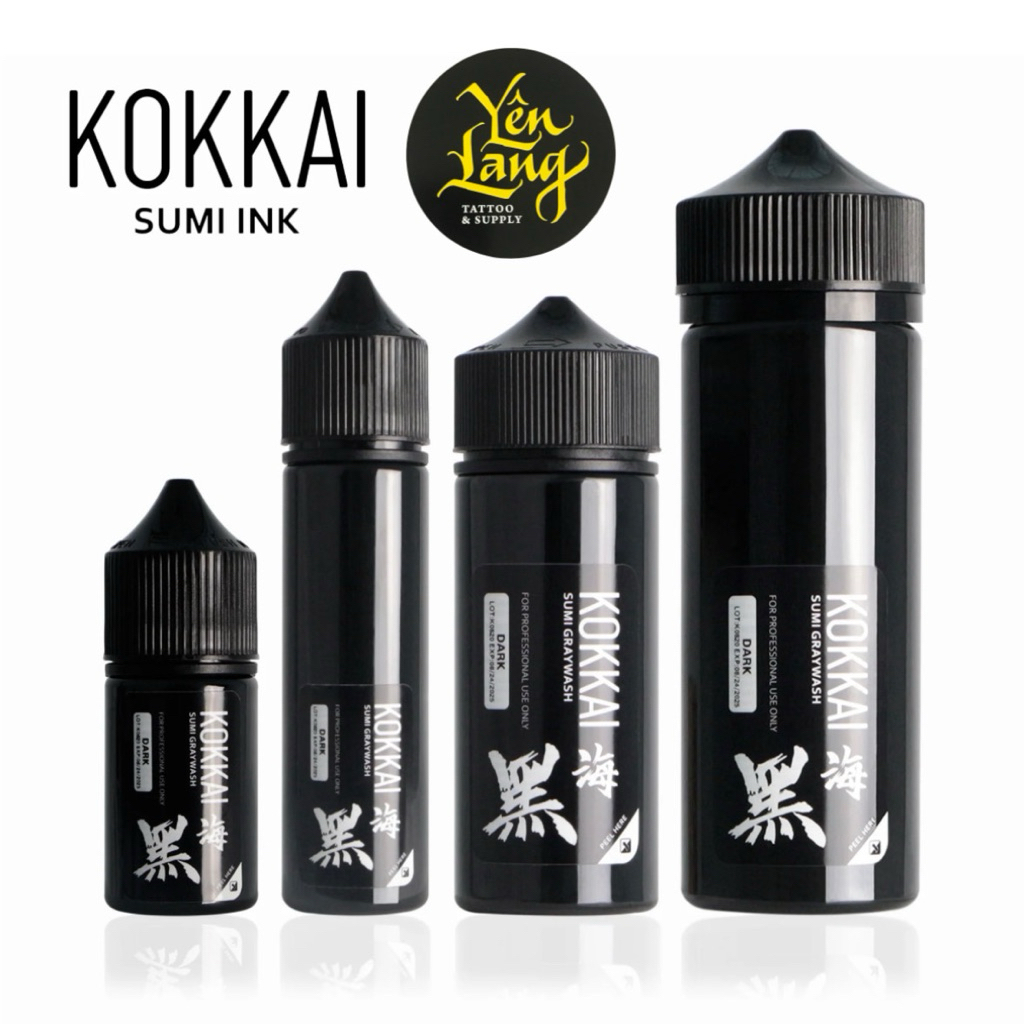 GreyWash Tone Lẻ - KOKKAI SUMI INK (HSD: 2029 & 2030)