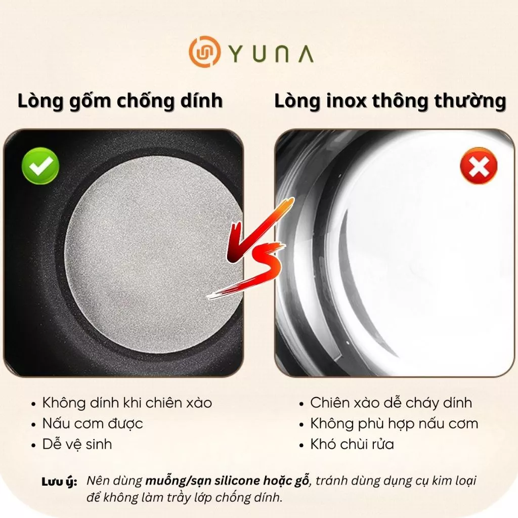 Nồi lẩu  Mini YUNA Đa Năng 2 tầng Chống Dính Tiện Lợi Cho Sinh Viên Dân Văn Phòng Và Gia Đình Nấu Mì_thumbnail_5