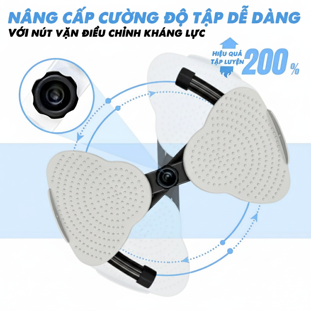 Bàn Xoay Eo Tập Bụng Habana Sport [ TẶNG] Bộ Phụ Kiện Chuyên Dụng_thumbnail_2