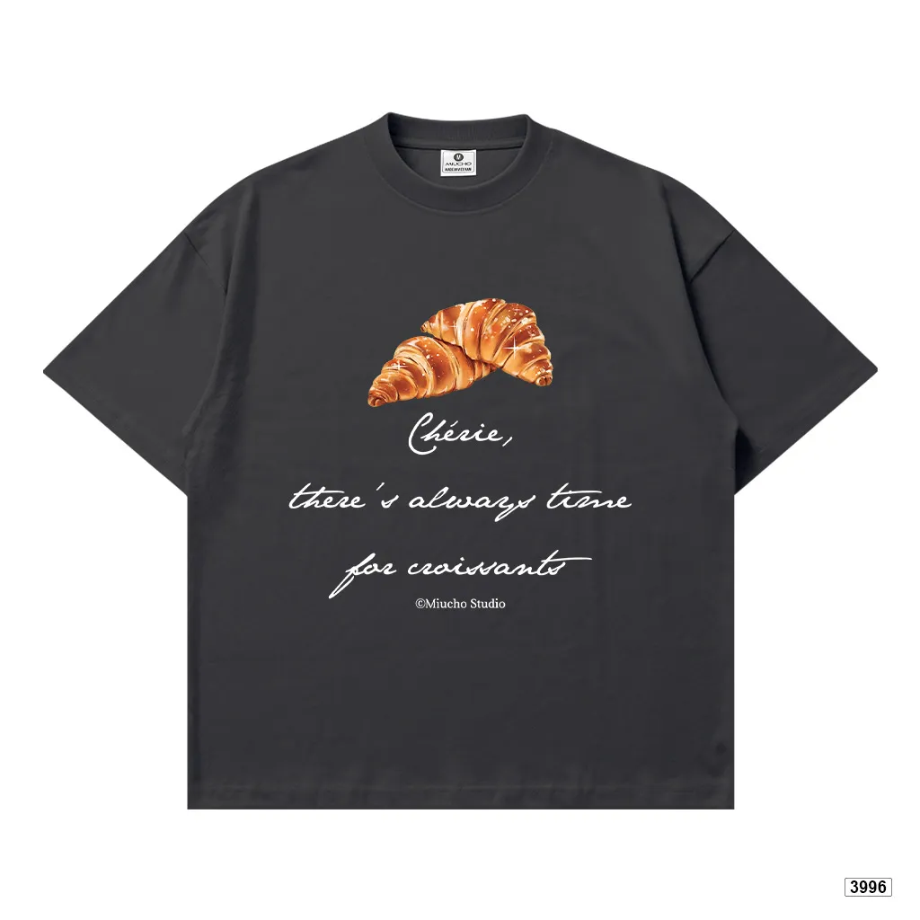 Áo thun boxy nữ in graphic Croissant đáng yêu Miucho 3996_thumbnail_13