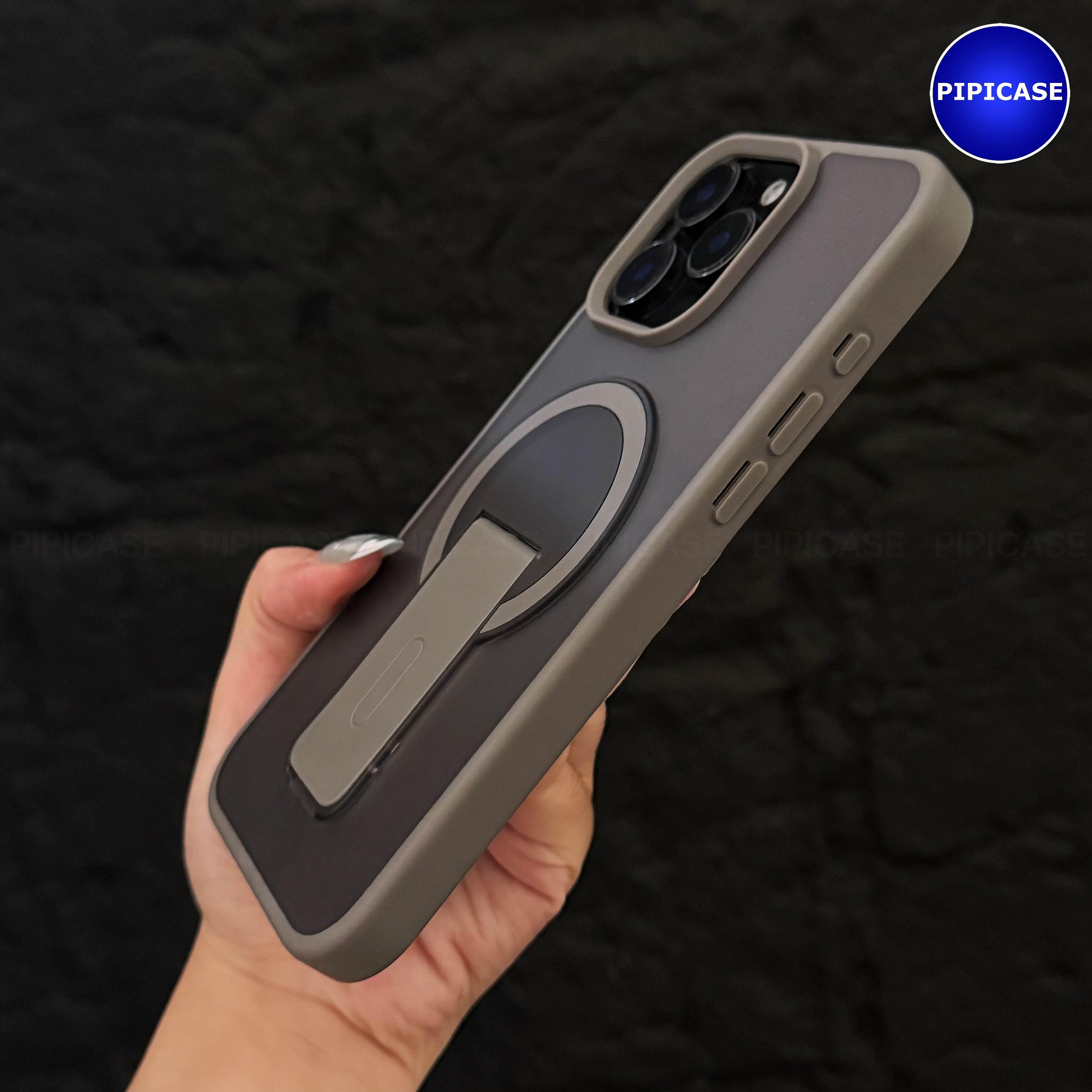 Ốp Lưng iPhone 16 Pro Max - Quin - Xám_thumbnail_23