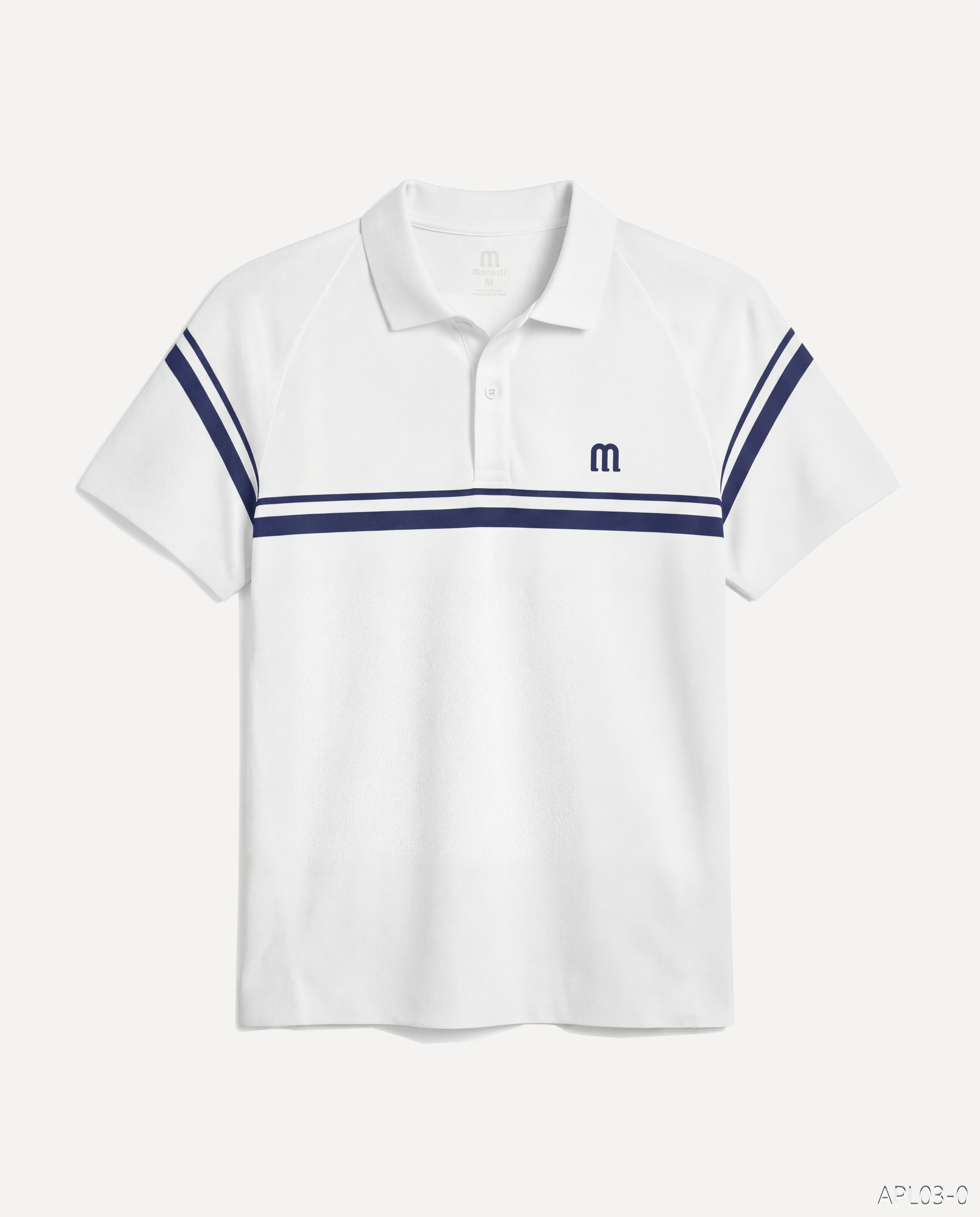 Áo polo nam Twin Crest Manesti