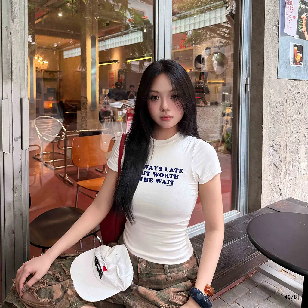 Áo thun babytee nữ form ôm tôn dáng Beezy 4078_thumbnail_3
