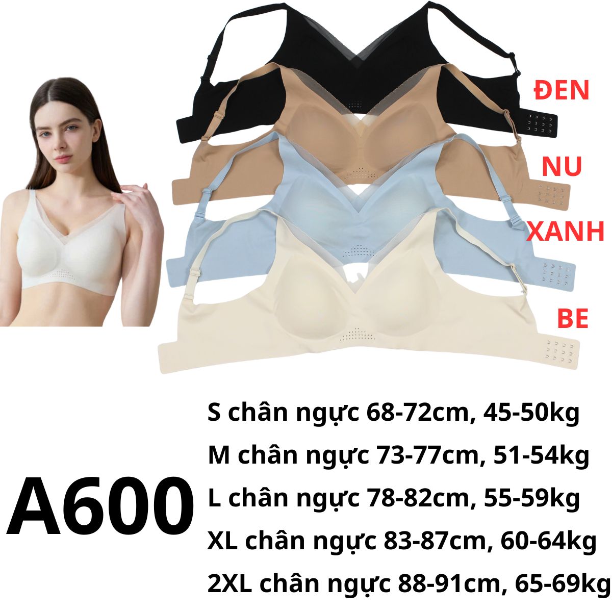 A600 - Áo bra su Hàn