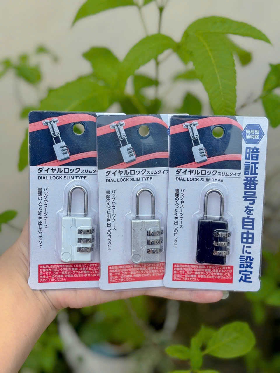 SET 2 Khóa số Vali Dial Lock Nhật Bản