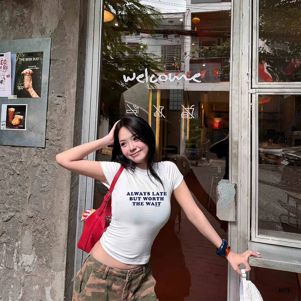 Áo thun babytee nữ form ôm tôn dáng Beezy 4078_thumbnail_6