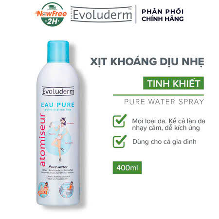 Xịt Khoáng Evoluderm Eau Pure – Cấp Ẩm & Làm Dịu Da Tức Thì_thumbnail_4