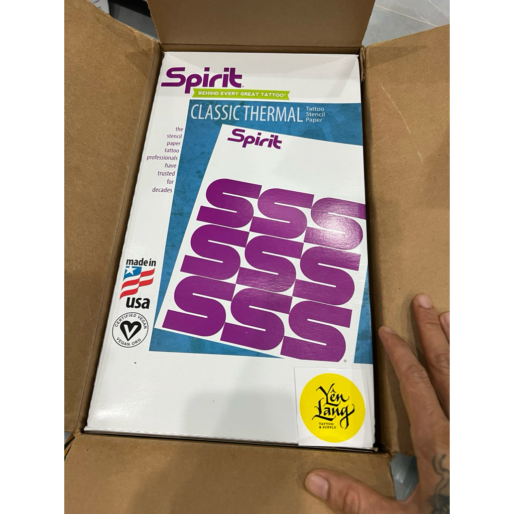 Giấy than SPIRIT CLASSIC THERMAL khổ dài (A4+) - Giấy than nhiệt 4 lớp - Made in USA - Lẻ tờ