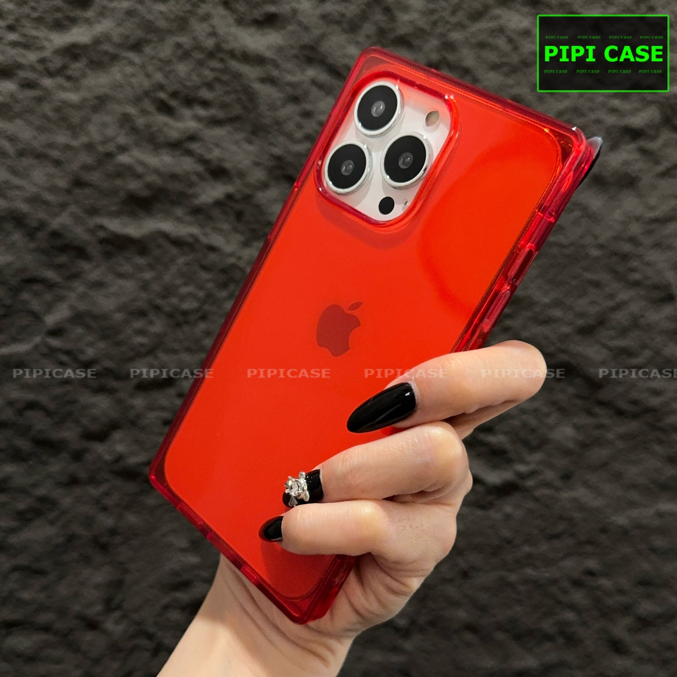 Ốp Lưng iPhone 13 Pro - Layla - Đỏ