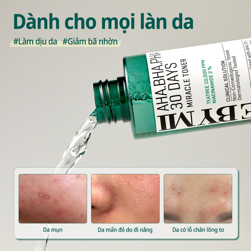 [SOME BY MI] Toner cho da dầu mụn Some By Mi AHA-BHA-PHA 30 Days Miracle 150ml_thumbnail_3